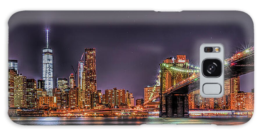 Brooklyn Galaxy Case featuring the photograph Brooklyn Bridge Park Nights by Theodore Jones