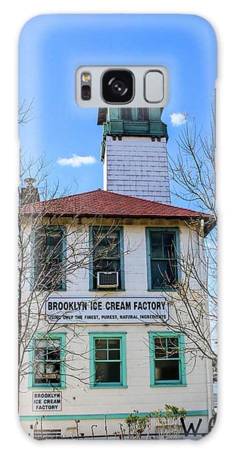 This Is A Photo Of The Brooklyn Ice Cream Factory Galaxy Case featuring the photograph Brooklyn Ice Cream Factory by Bill Rogers