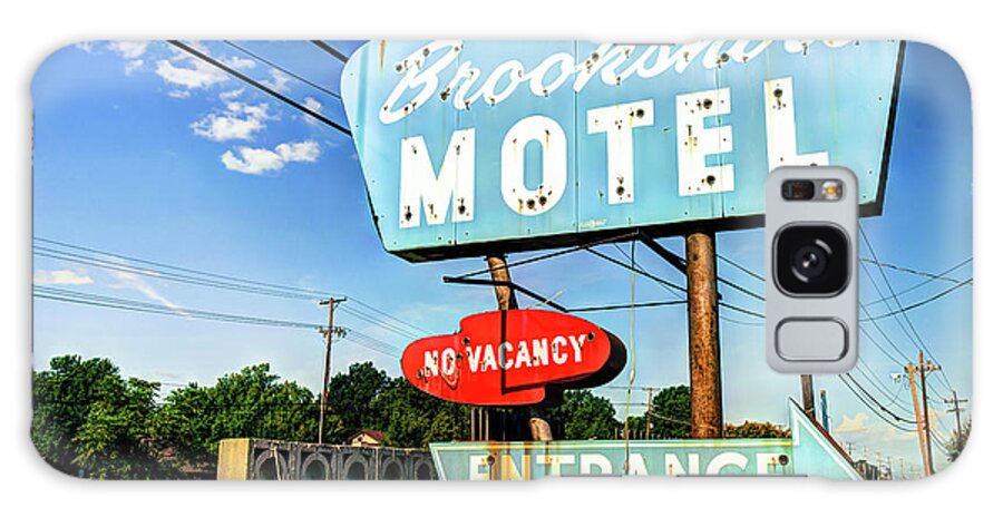 Tulsa Galaxy Case featuring the photograph Brookshire Motel - Route 66 Tulsa by Gregory Ballos