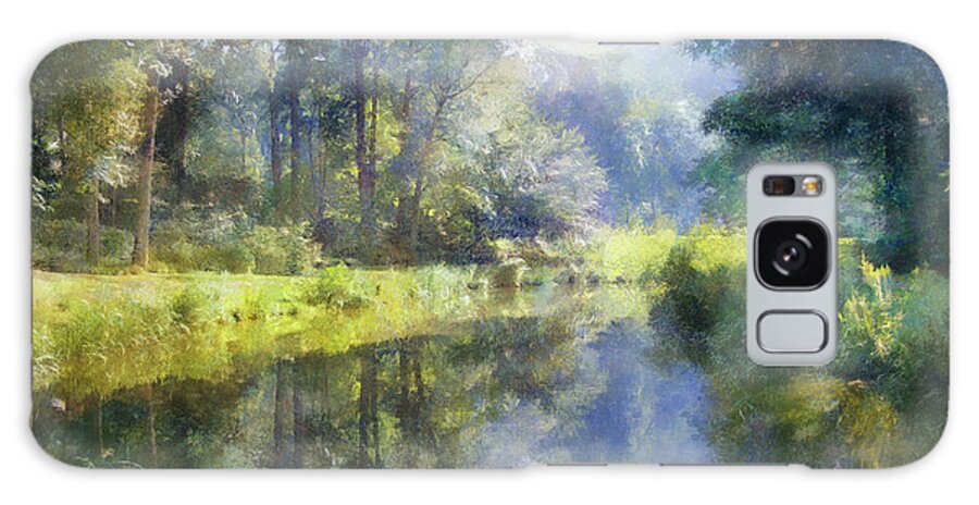 Lake Galaxy Case featuring the digital art Brookside by Frances Miller
