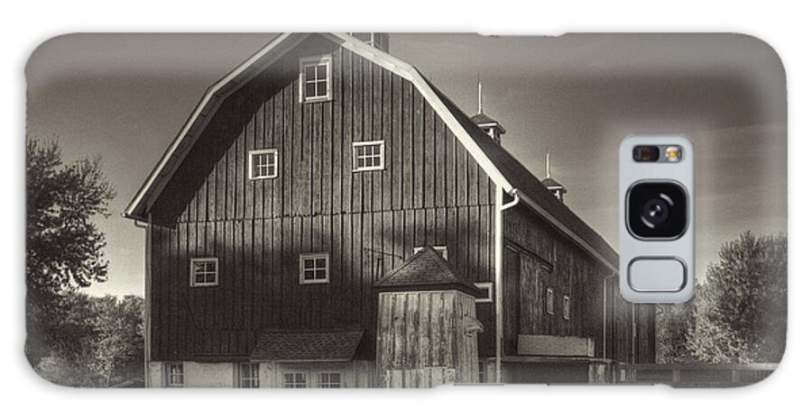 Bruner Family Farm Forest Preserve Galaxy Case featuring the photograph Bruner Family Farm Milking Barn by Roger Passman