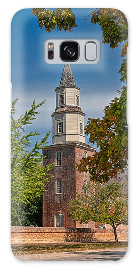 Williamsburg Galaxy Case featuring the photograph Bruton Parish Church by Christopher Holmes
