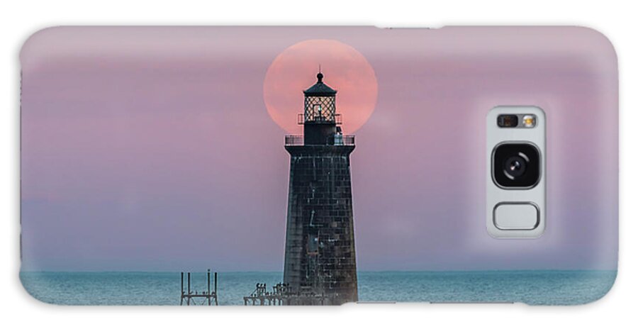 Maine Galaxy Case featuring the photograph Buck Moon Rising by Colin Chase