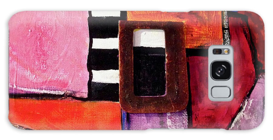 Abstract Galaxy Case featuring the painting Buckle Up by Carole Johnson