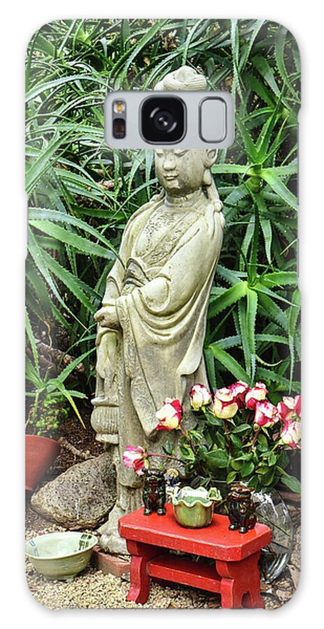 Linda Brody Galaxy Case featuring the photograph Buddha Garden I by Linda Brody