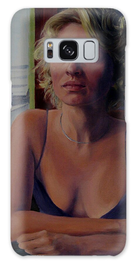 Portrait Galaxy S8 Case featuring the painting Buenos Aires One Sadness by Connie Schaertl