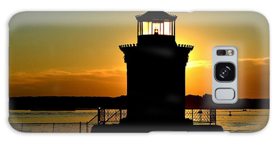 Bug Light Galaxy Case featuring the photograph Bug Light Silhouette by Colleen Phaedra
