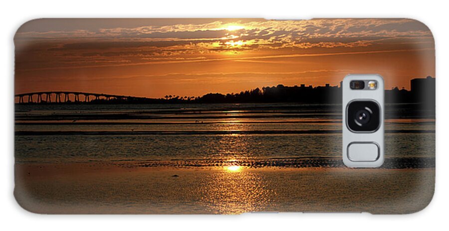Bunche Beach Galaxy Case featuring the photograph Bunche Beach Sunset by Meg Rousher