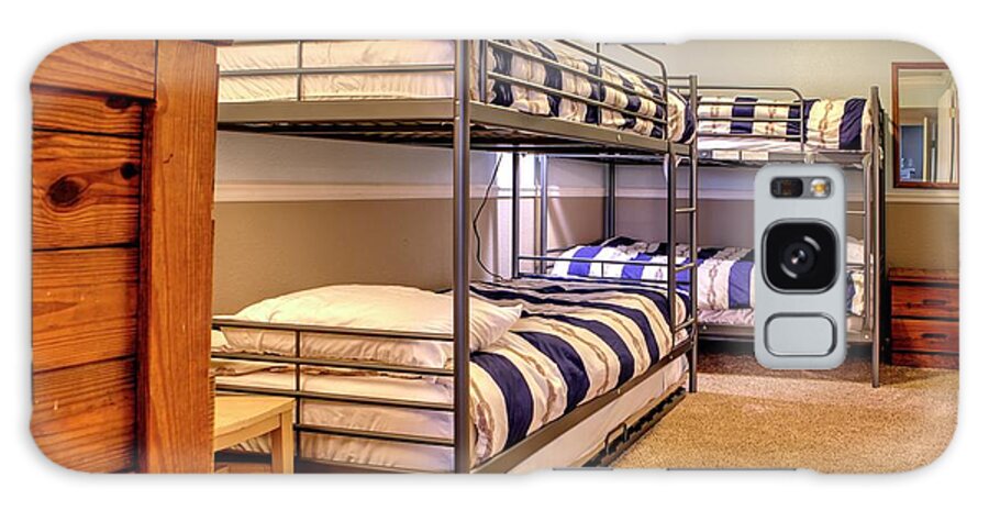 Bunkhouse Galaxy Case featuring the photograph Bunkhouse bedroom by Jeff Kurtz
