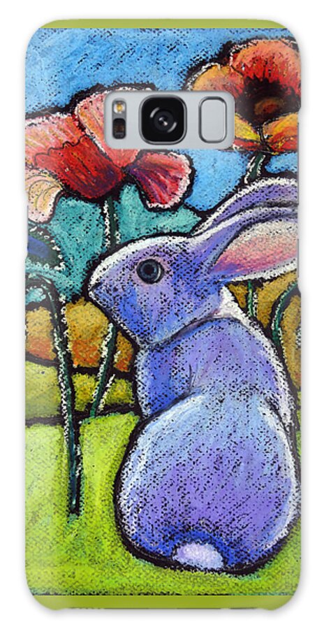 Rabbit Galaxy Case featuring the painting Bunnytime by Ande Hall