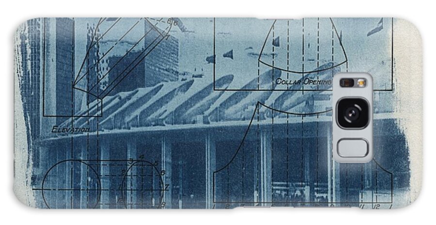 Blue Galaxy Case featuring the photograph Busch Stadium by Jane Linders