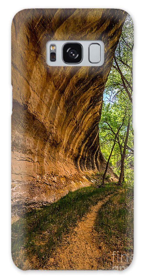Utah Galaxy Case featuring the photograph Butler Wash Wave Formation - Blanding - Utah by Gary Whitton