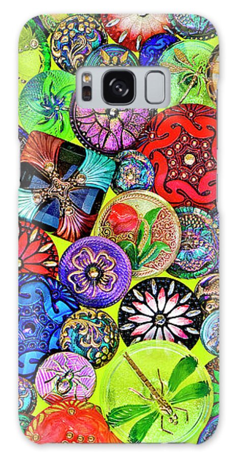 Jigsaw Puzzle Galaxy Case featuring the photograph Button Beautiful by Carole Gordon