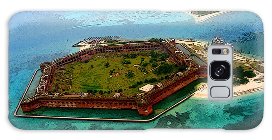 Tortugas Galaxy Case featuring the photograph Buzzing the Dry Tortugas by Susan Vineyard