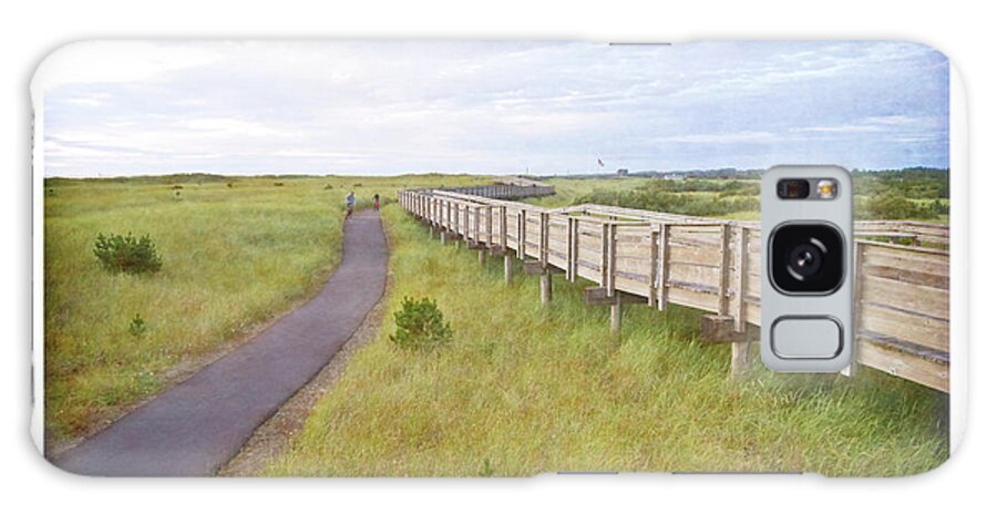 Long Beach Galaxy Case featuring the photograph By the Boardwalk - Long Beach Washington by Maria Janicki