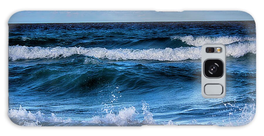 Ocean Waves Galaxy Case featuring the photograph Ocean Waves 03 by Carlos Diaz