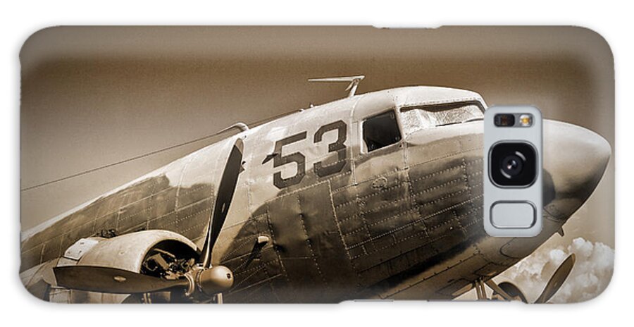 Photograph Galaxy Case featuring the photograph C-47 Sky Train by Richard Gehlbach