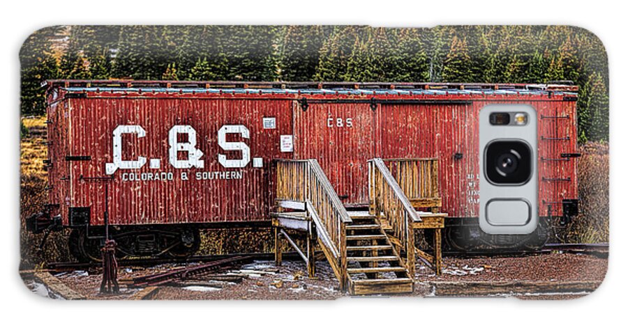 Colorado And Southern Railway Galaxy Case featuring the photograph C and S Railroad by Jon Burch Photography