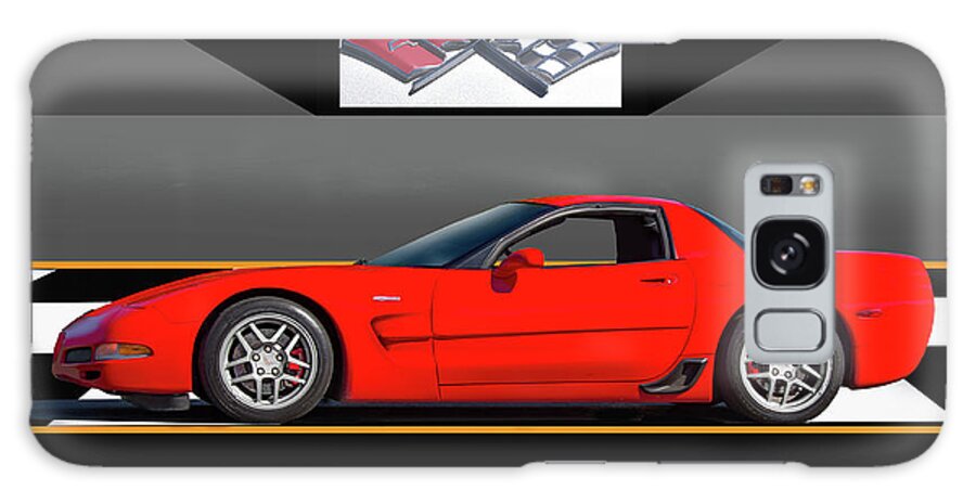 Auto Galaxy Case featuring the photograph C5 Corvette ZO6 'Profile' I by Dave Koontz
