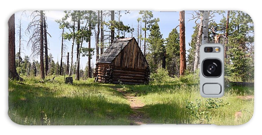 Photograph Galaxy Case featuring the photograph Cabin in the Woods by Richard Gehlbach