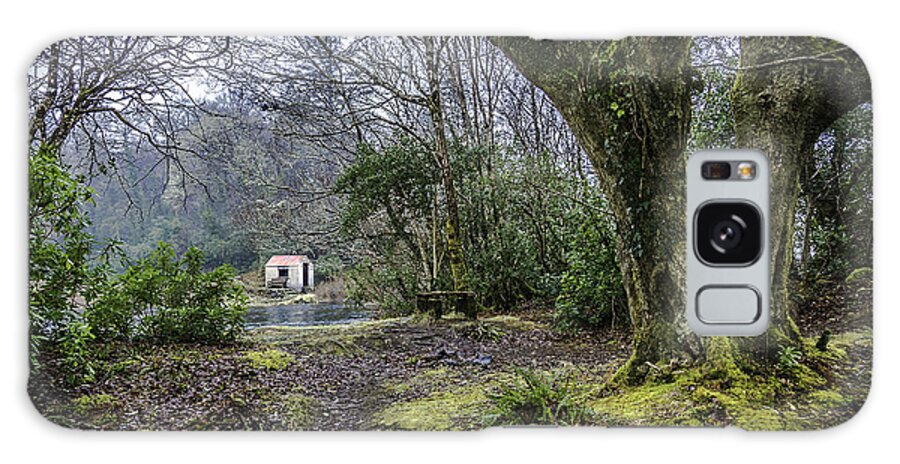 Ireland Galaxy Case featuring the photograph Cabin in the Woods by WAZgriffin Digital