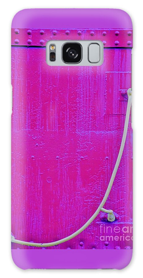 Caboose Galaxy Case featuring the photograph Caboose Handrail by Merle Grenz