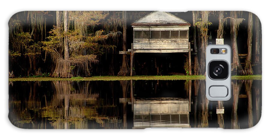 Boat House Galaxy Case featuring the photograph Caddo Lake Boathouse by David Chasey