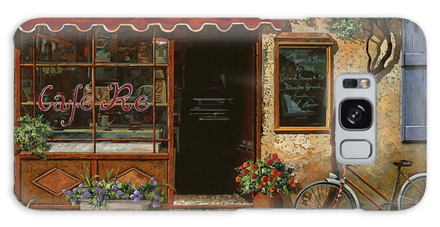 Caffe' Galaxy Case featuring the painting caffe Re by Guido Borelli