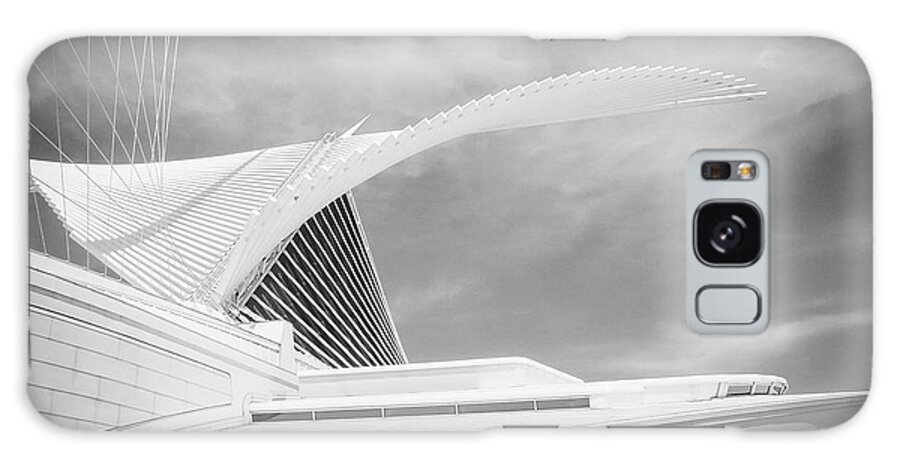 Mam Galaxy Case featuring the photograph Calatrava - Milwaukee Art Museum by John Roach