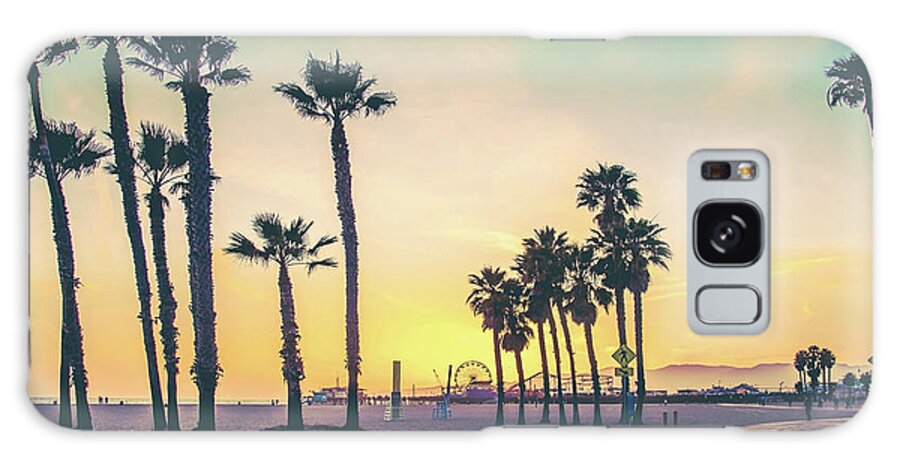 Venice Beach Galaxy Case featuring the photograph Cali Sunset by Az Jackson