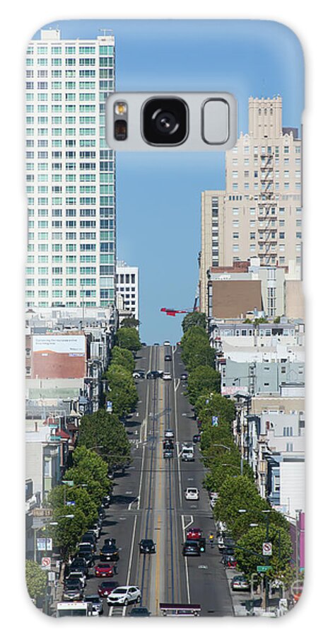 Wingsdomain Galaxy Case featuring the photograph California Street San Francisco California 5D3295 by San Francisco