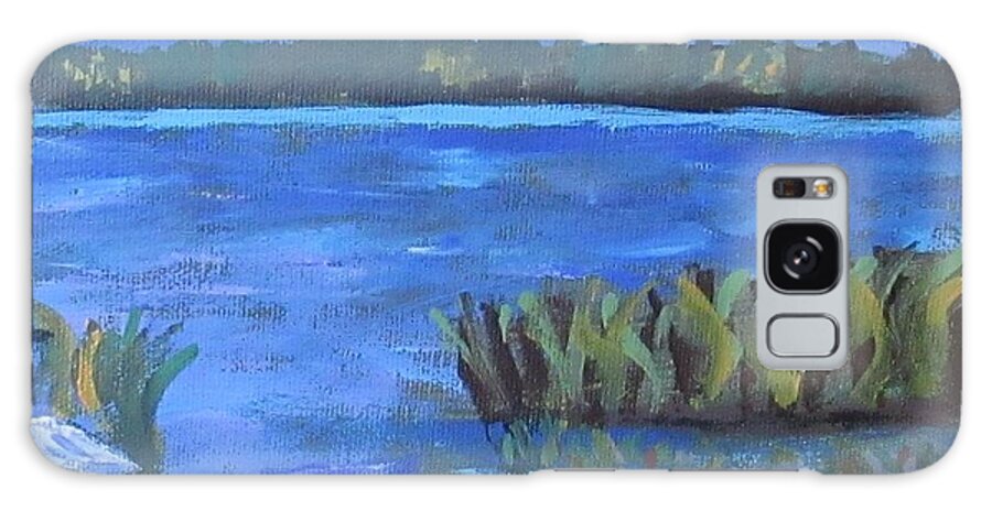 Lake Galaxy Case featuring the painting Calm by Jennylynd James
