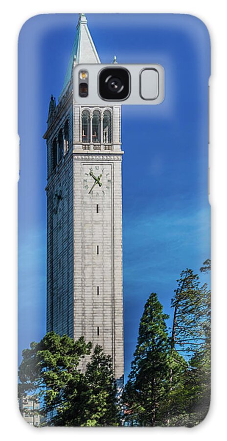 Uc Berkeley Galaxy Case featuring the photograph Campanile Tower University of California Berkeley by David A Litman