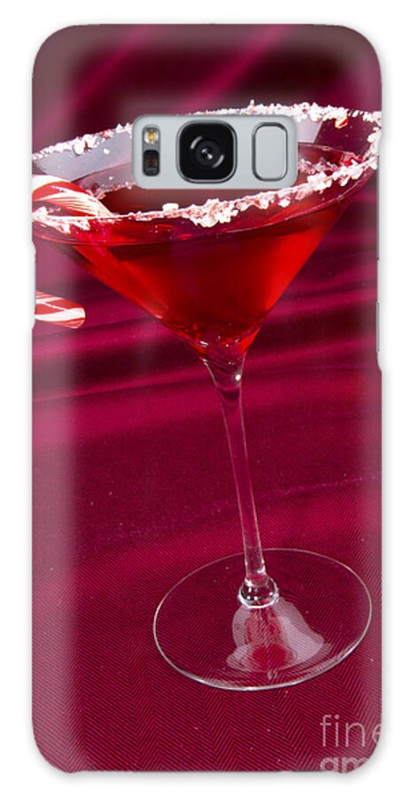 Beverage Galaxy Case featuring the photograph Candy Cane Martini by Karen Foley