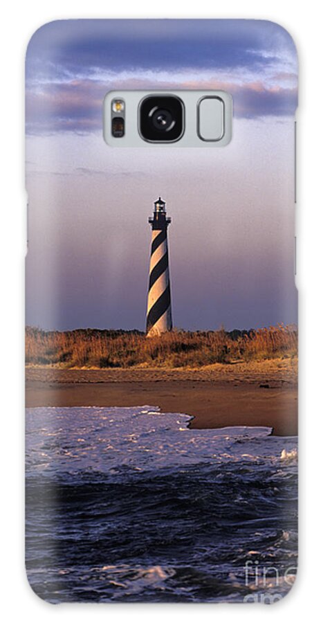 Hatteras Galaxy Case featuring the photograph Cape Hatteras Lighthouse at Sunrise - FS000606 by Daniel Dempster
