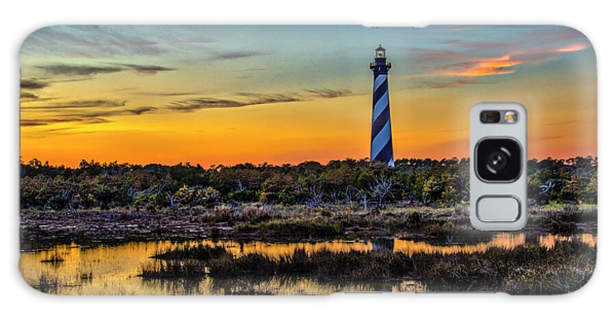 Landscape Galaxy Case featuring the photograph Cape Hatteras Lighthouse by Donald Brown