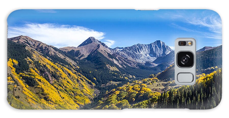 Aspen Trees Galaxy Case featuring the photograph Capitol Peak Valley by Teri Virbickis