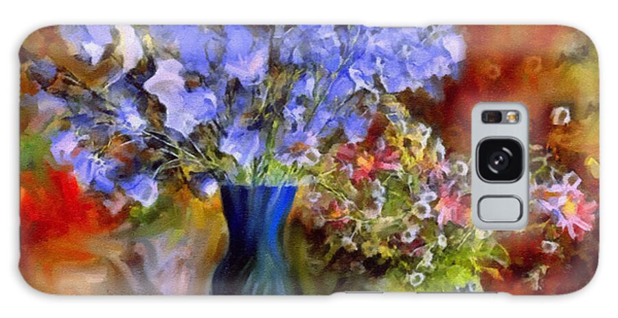 Still Life Galaxy Case featuring the painting Caress Of Spring - Impressionism by Georgiana Romanovna