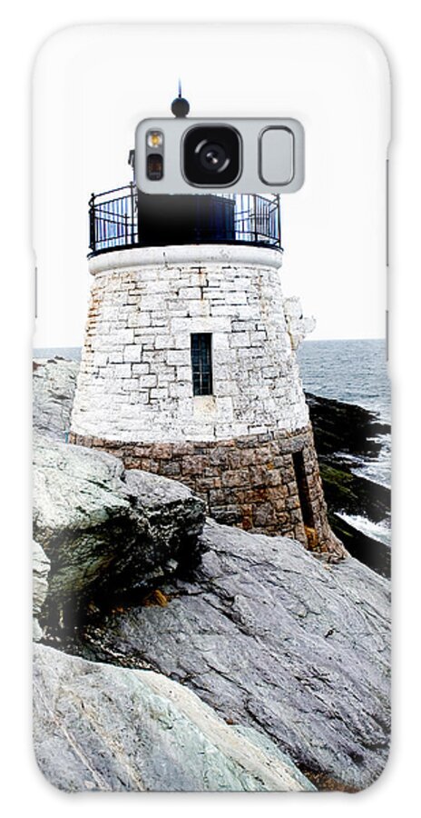 Lighthouse Galaxy S8 Case featuring the photograph Castle Hill Light by Greg Fortier