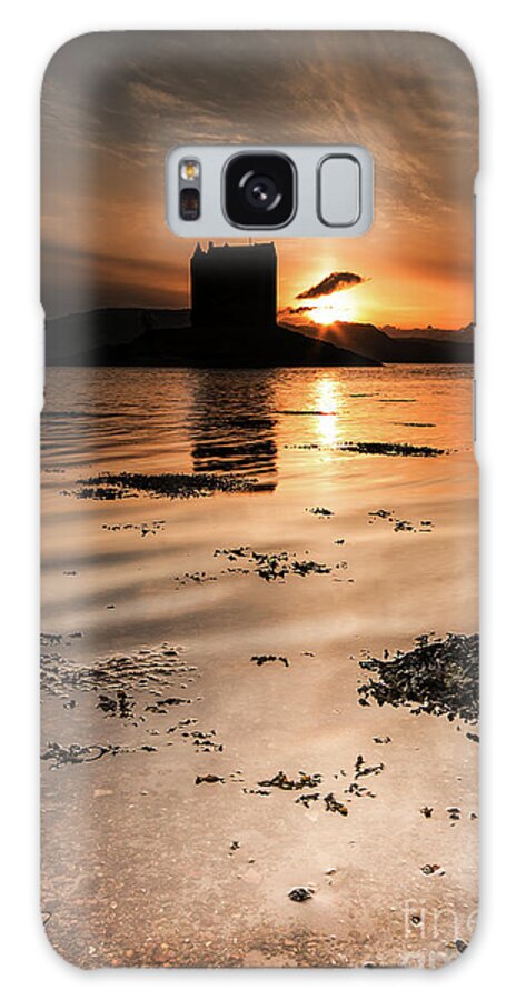 Castle Stalker Sunset Galaxy Case featuring the photograph Castle Stalker at Sunset by Keith Thorburn LRPS EFIAP CPAGB