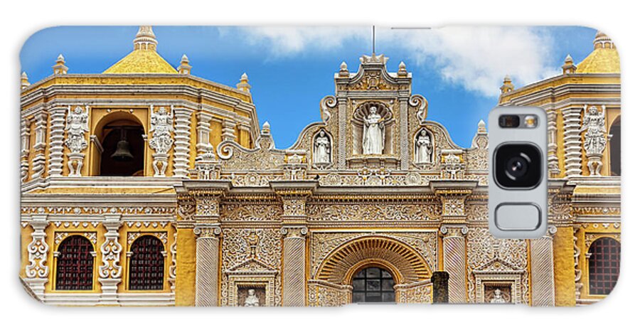 Antigua Guatemala Galaxy Case featuring the photograph Cathedral in Antigua, Guatemala by Tatiana Travelways