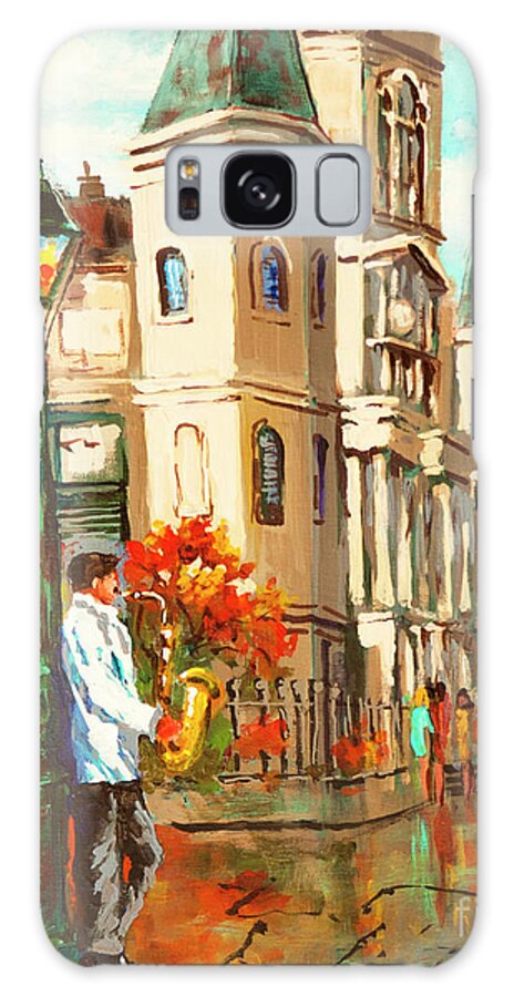 New Orleans Art Galaxy Case featuring the painting Cathedral Jazz by Dianne Parks