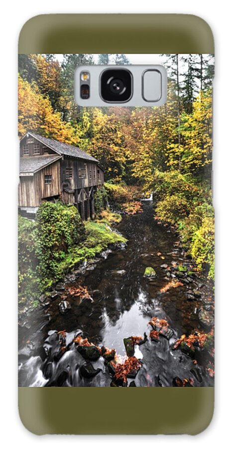 Cedar Creek Grist Mill Color Burst Galaxy S8 Case featuring the photograph Cedar Creek Grist Mill Color Burst by Wes and Dotty Weber