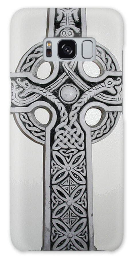 Celtic Galaxy S8 Case featuring the photograph Celtic Cross by Mary Capriole