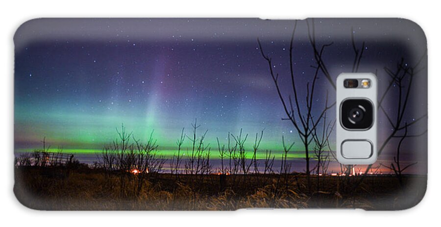 Alex Blondeau Galaxy Case featuring the photograph Central Minnesota Aurora by Alex Blondeau