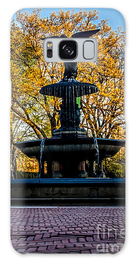 Central Park Galaxy Case featuring the photograph Central Park's Bethesda Fountain by James Aiken
