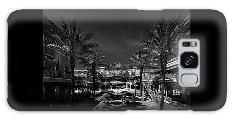 Tampa Galaxy Case featuring the photograph Centro Ybor BW by Marvin Spates