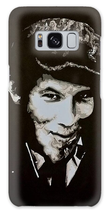 Tom Waits Galaxy S8 Case featuring the painting Champage for my real friends by Carole Hutchison