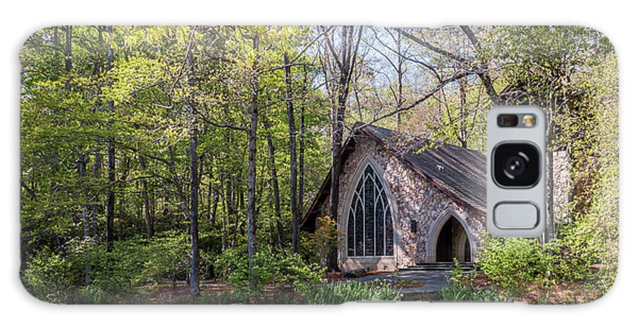 Ida Cason Galaxy Case featuring the photograph Chapel in the Woods by Susie Weaver