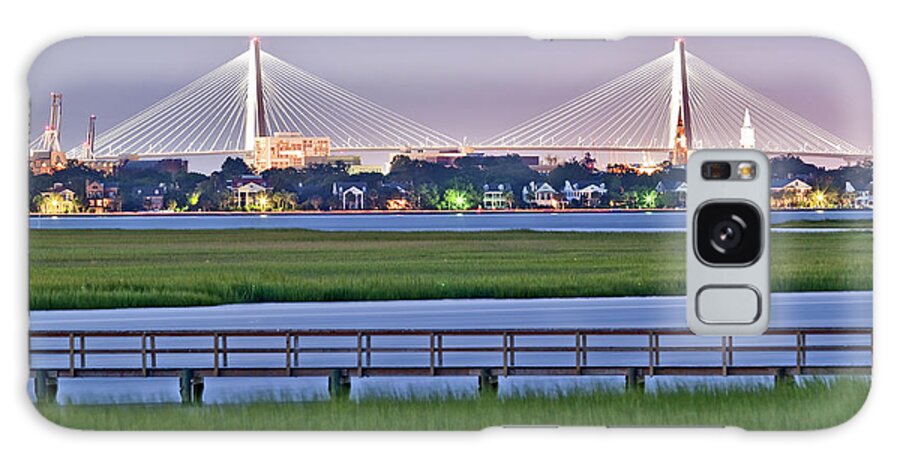 Charleston Galaxy S8 Case featuring the photograph Charleston South Carolina Skyline by Dustin K Ryan
